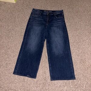 American Eagle Outfitters low rise baggy wide leg jeans